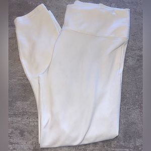 Fabletics PowerHold Cream Leggings, Size L